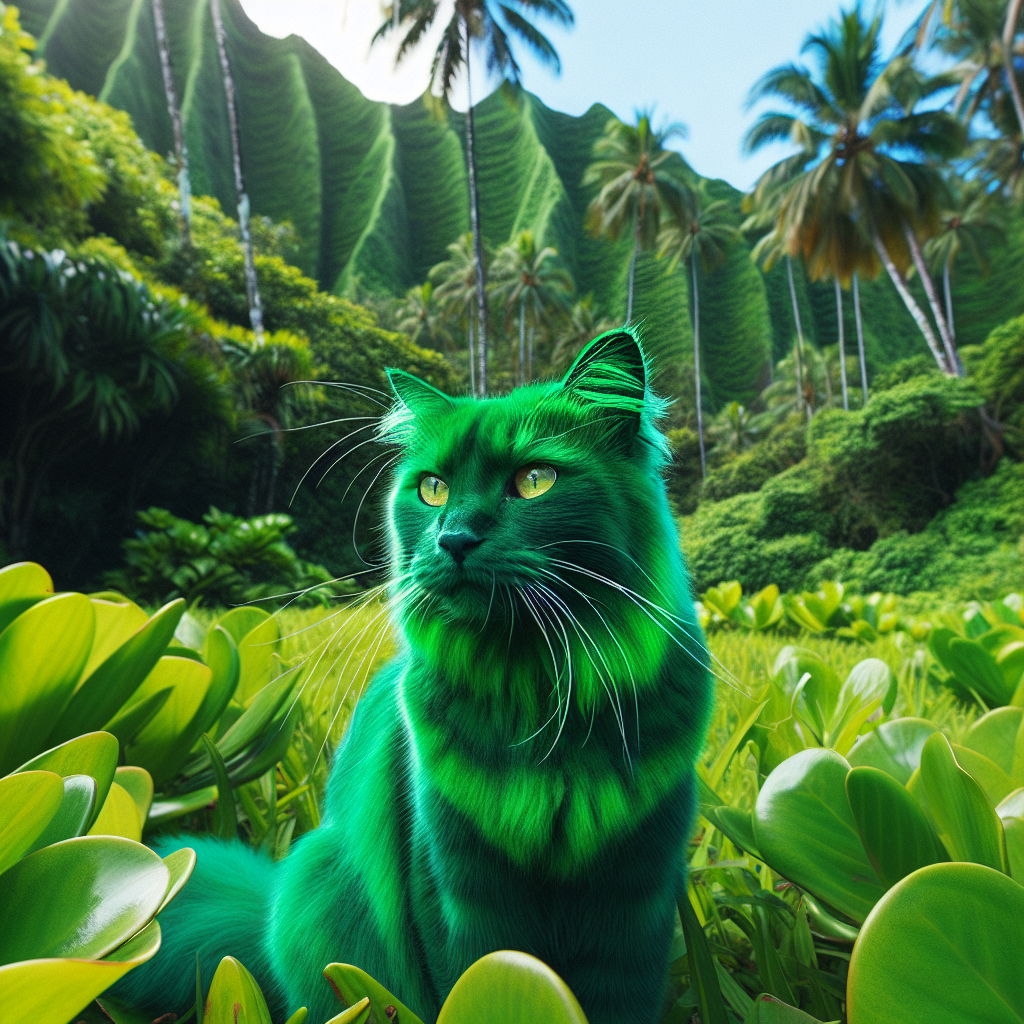 夏威夷綠貓
